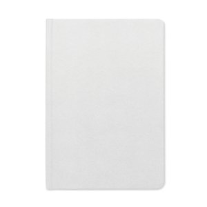 A5 sugarcane PLA notebook — SUGAR - Back View