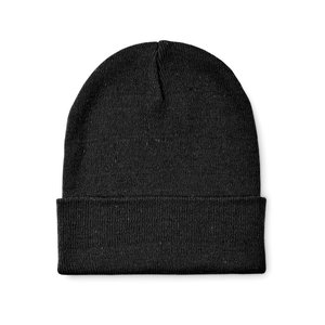Knitted beanie with cuff — BEANIX