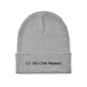 Knitted beanie with cuff — BEANIX