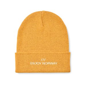 Knitted beanie with cuff — BEANIX