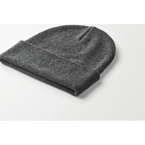 Knitted beanie with cuff