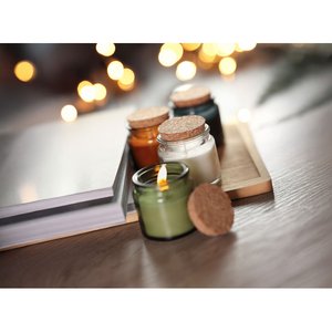 Plant based wax candle 70 gr — VALO - Back View