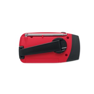 Portable radio with LED torch