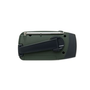Portable radio with LED torch — ONDA - Back View