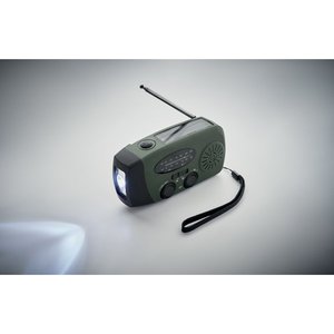 Portable radio with LED torch — ONDA