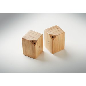 Bamboo salt & pepper set