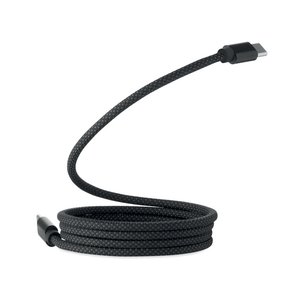 Braided magnetic cable in RPET — BRAID