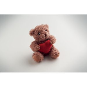 Teddy bear plush with heart