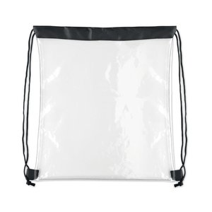 Transparent drawstring bag — USEE - Back View
