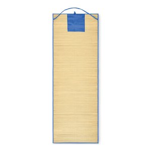 Natural straw beach mat