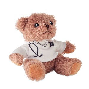 Teddy bear plush doctor — DOC - Back View
