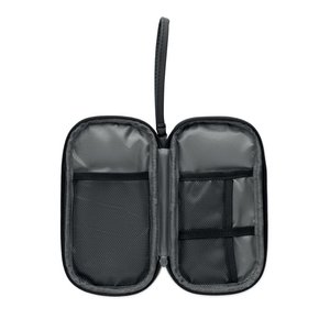 Tech organiser pouch 600D RPET — ALLTHERE - Back View