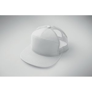 7 panel flat visor cap — BEAD