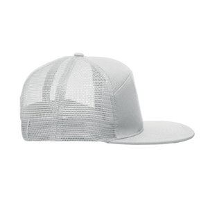 7 panel flat visor cap — BEAD