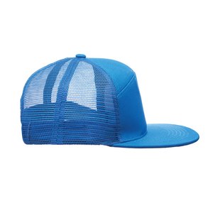 7 panel flat visor cap — BEAD