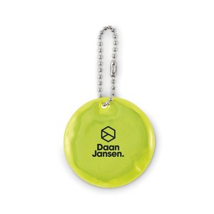 Round reflective keyring — GRIN