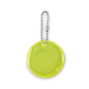 Round reflective keyring — GRIN