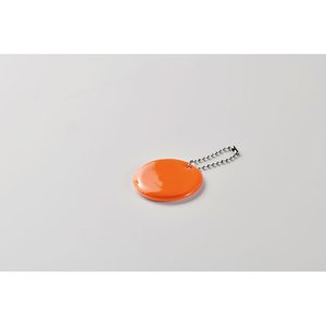 Round reflective keyring