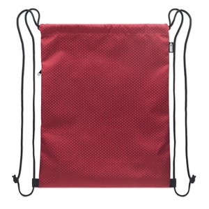 Drawstring bag in 420D RPET — DAYKIT - Back View