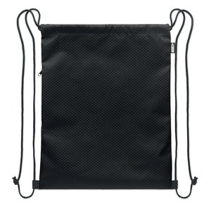 Drawstring bag in 420D RPET — DAYKIT - Back View