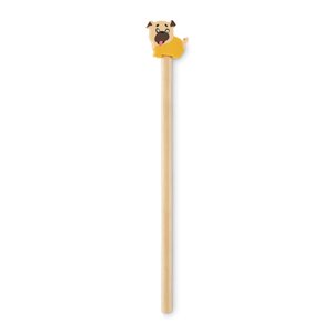 Wooden pencil in animal shape
