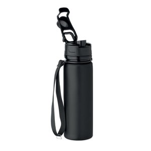 Foldable silicone sports bottle — LETT - Back View