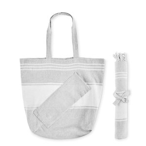 Beach bag with hammam towel — HUMMUM - Back View