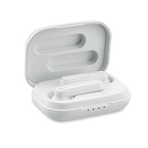 TWS earbuds with charging base