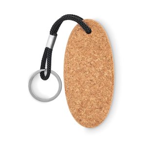 Floating cork key ring — BOAT - Back View