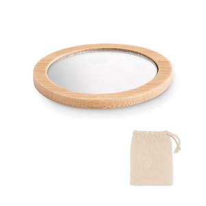 Bamboo make-up mirror — MALAY