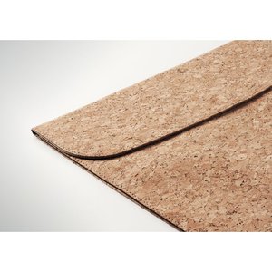 Cork laptop bag magnetic flap — GRACE