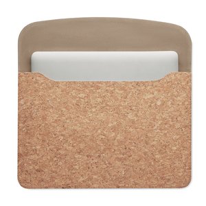 Cork laptop bag magnetic flap — GRACE