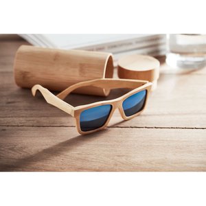 Sunglasses and case in bamboo — WANAKA