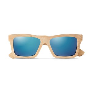 Sunglasses and case in bamboo — WANAKA