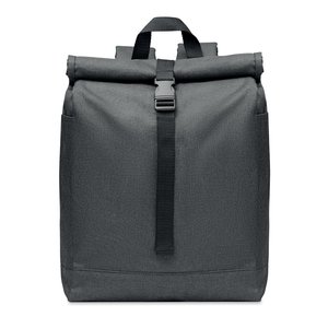 600D RPET 2 tone backpack — UDINE - Back View