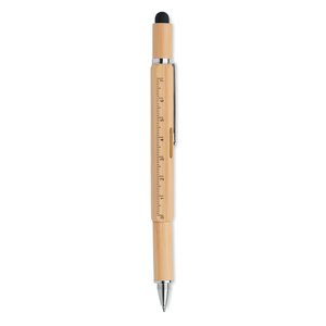 Spirit level pen in bamboo — TOOLBAM