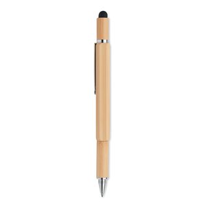 Spirit level pen in bamboo — TOOLBAM