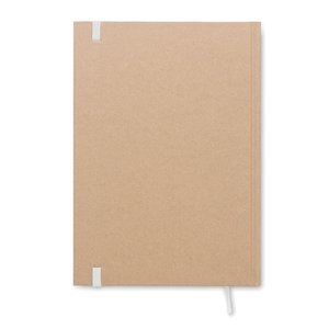 A5 recycled page notebook — MUSA - Back View