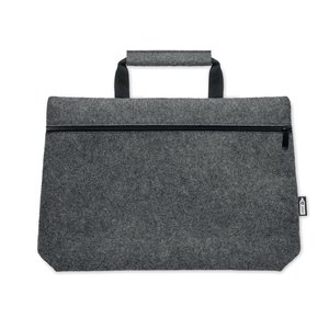 RPET felt zippered laptop bag