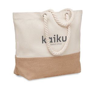 Canvas beach bag 280 gr/m²