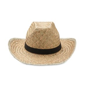 Natural straw cowboy hat — TEXAS