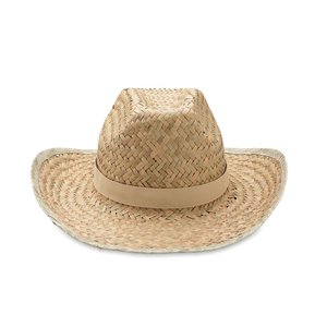 Natural straw cowboy hat — TEXAS