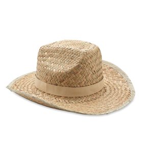 Natural straw cowboy hat — TEXAS