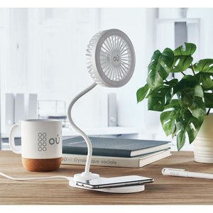Desktop charger fan with light — VIENTO
