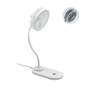 Desktop charger fan with light — VIENTO