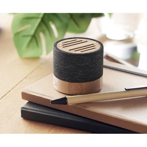 Bamboo RPET wireless speaker — BOOL