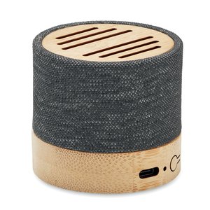 Bamboo RPET wireless speaker — BOOL