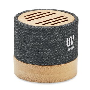 Bamboo RPET wireless speaker — BOOL