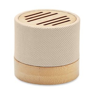 Bamboo RPET wireless speaker — BOOL - Back View