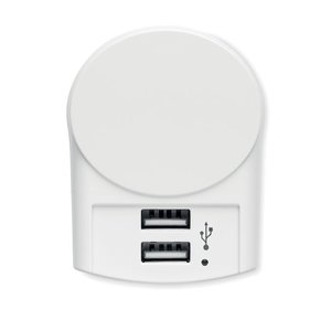 EURO USB CHARGER 2XA — EURO USB CHARGER 2XA - Back View